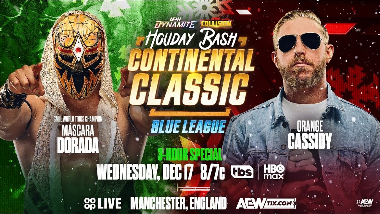 Mascara Dorada vs Orange Cassidy | AEW DYNAMITE HOLIDAY BASH 2025