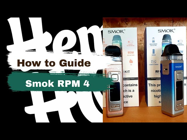 elfbar nachfüll pod läuft aus Smok RPM 4 -How to Guide / Review