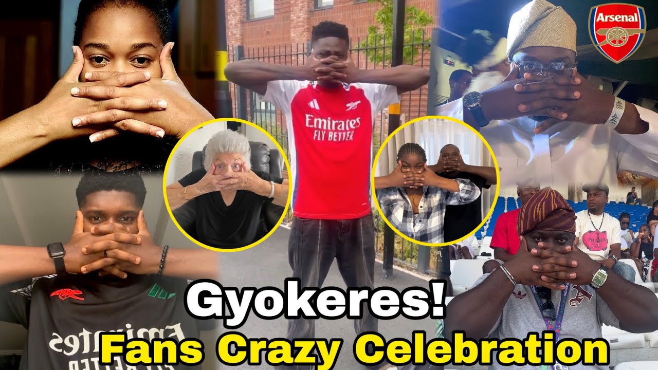 Scenes🔥Wow!😮ARSENAL FANS CRAZY GYOKERES CELEBRATION & REACTION😂Fans Reactions To Gyokeres Signing