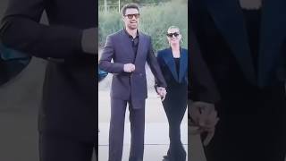 Theo James❤️‍🔥his wife Ruth Kearney at Dolce Gabbana Alta Sartoria 2024#fashion
