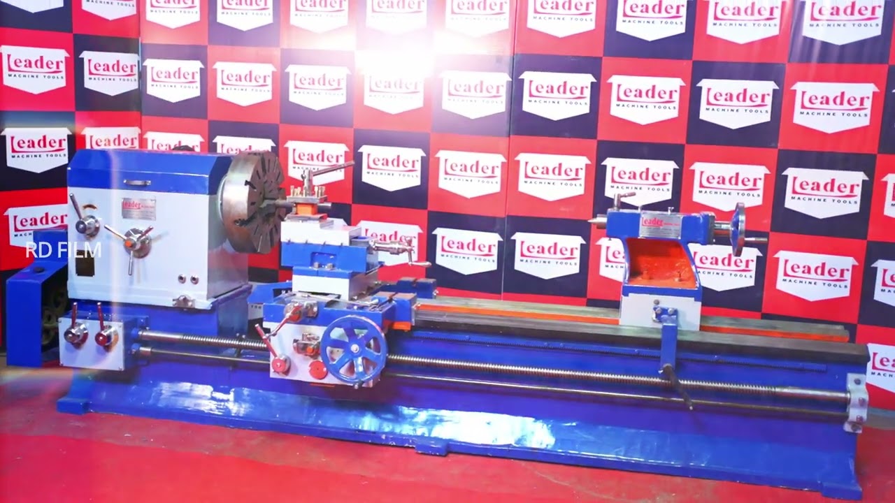 12 FT Lathe Machine 20'' X 18'' – Industrial Power from Leader Machine Tools