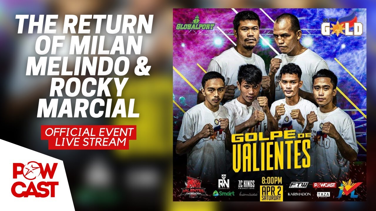 Milan Melindo and Rocky Marcial Golpe De Valientes Full Boxing Live Zamboanga