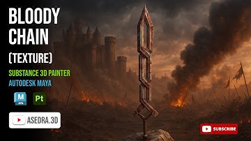 Bloody Chain Sword Material Creation | Substance 3D Painter Tutorial