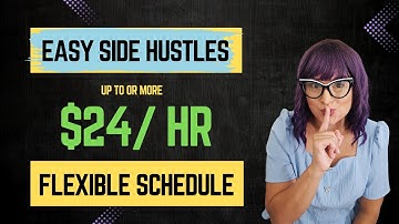 Easy Work From Home REMOTE Jobs & Side Hustles | NO Experience, Flexible Schedule