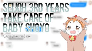 Baby Hinata Shōyō Say Dada Seijoh 3Rd Years Take Care Of Baby Shōyō Skit? Haikyuu Text