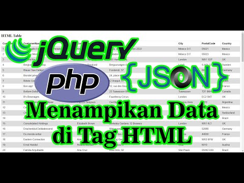 Menampilkan data json php jquery menggunakan ajax [Lanjutan]