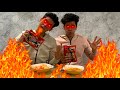تحدي الاندومي الكوري الحارx4 احر اندومي ف العالم كانت تجربة صعبة 