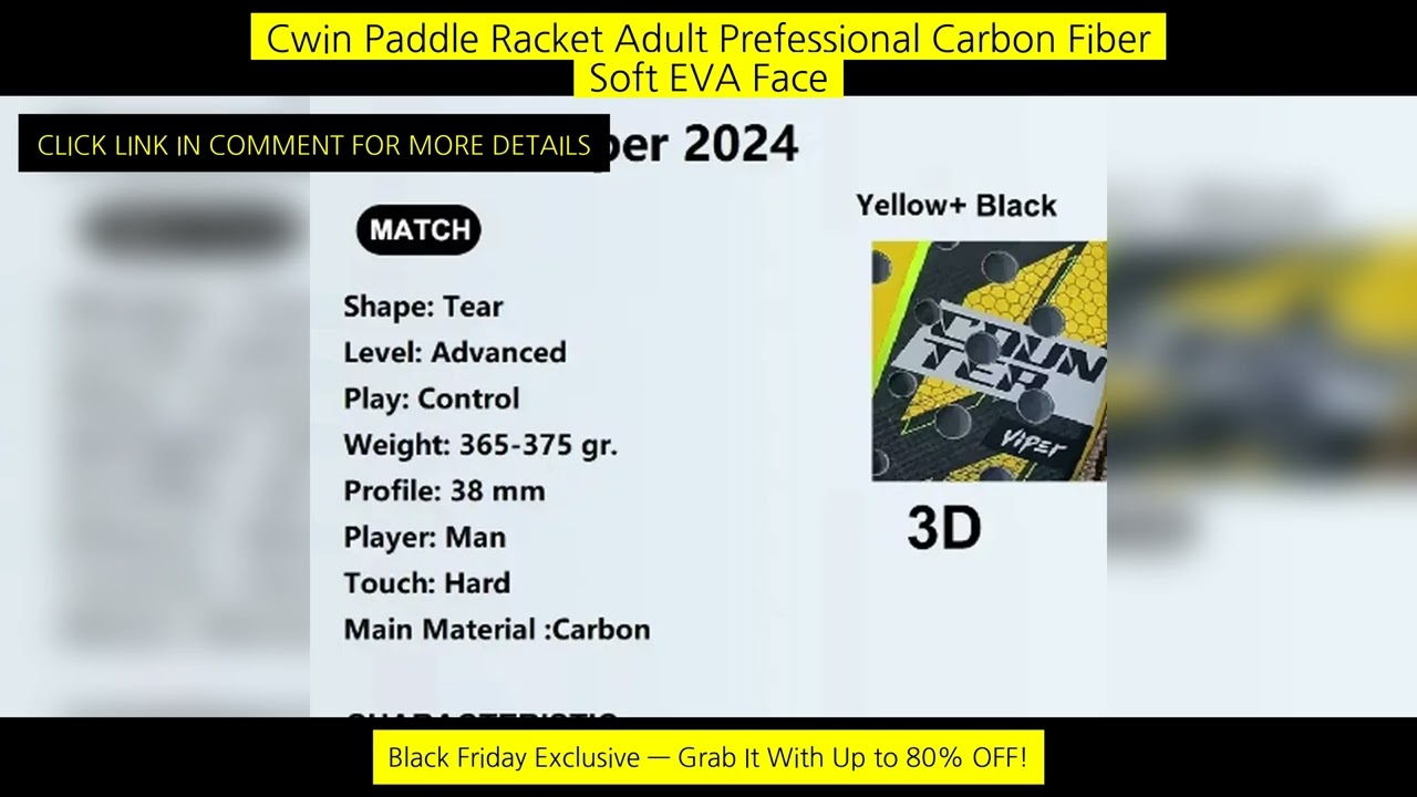 Professional Padel Tennis Racket Da Pai Mian Carbon Composite Materials