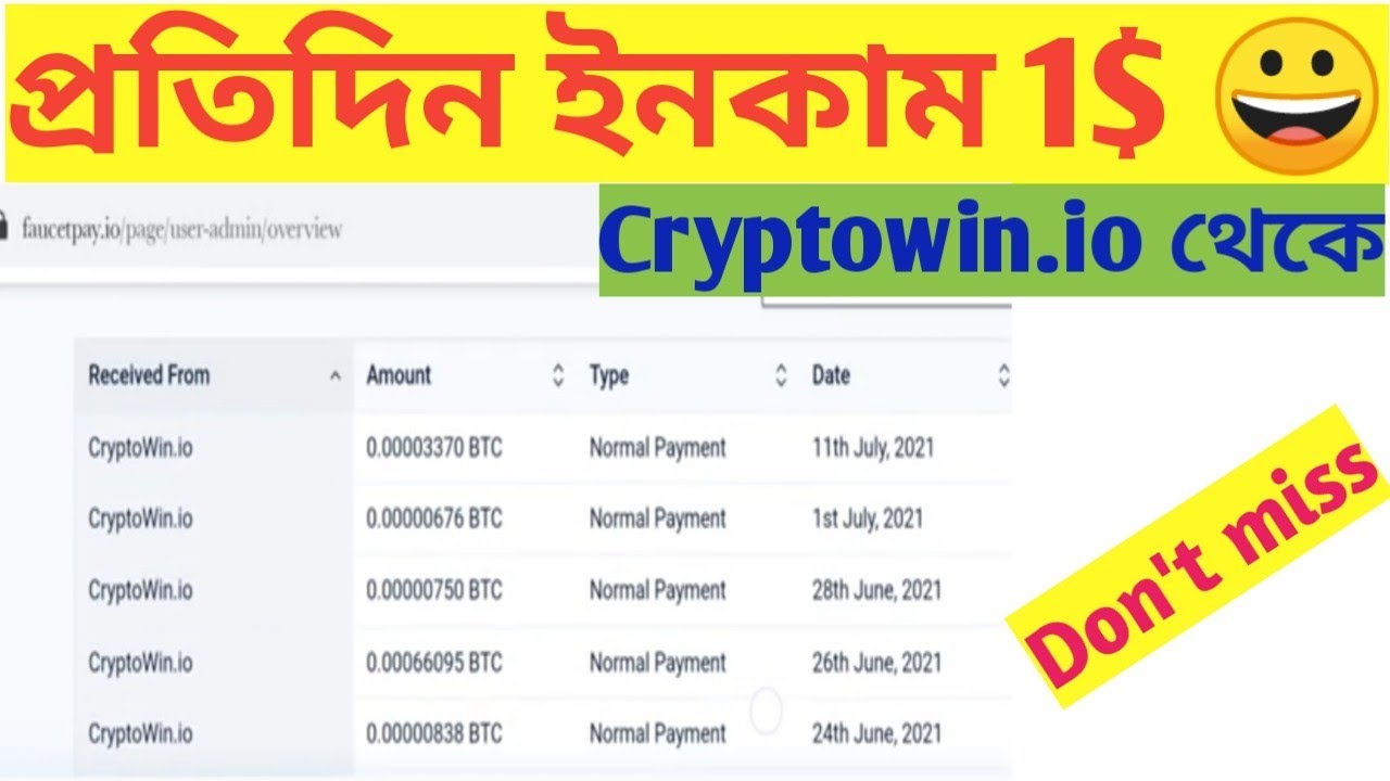 how to Create Cryptowin.io account/ how can i work Cryptowin/ per day 1$ Earning||
