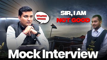 Mock Interview by Rajeev sir (Psych & Interview mentor) | SSB Interview | SSBWINGS