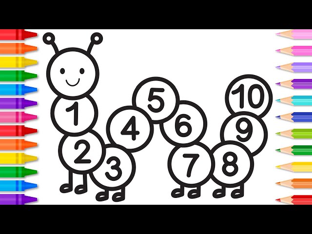 Learn Numbers from 1 to 10. Stickers for Kids. | Learning numbers, Learn to  count, Educational videos