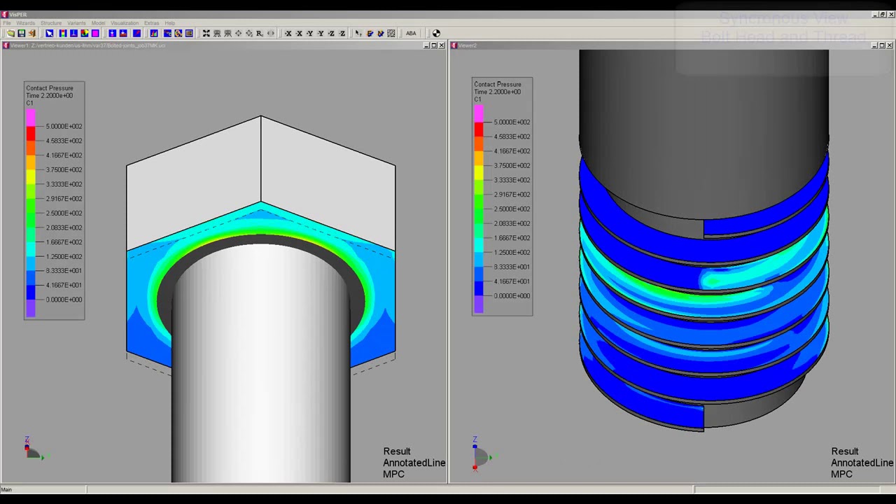 Bolt Loosening Simulation with PERMAS YouTube