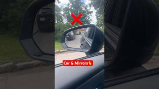 HOW TO ADJUST YOUR CAR MIRRORS? car mirror adjustment | car driving training!