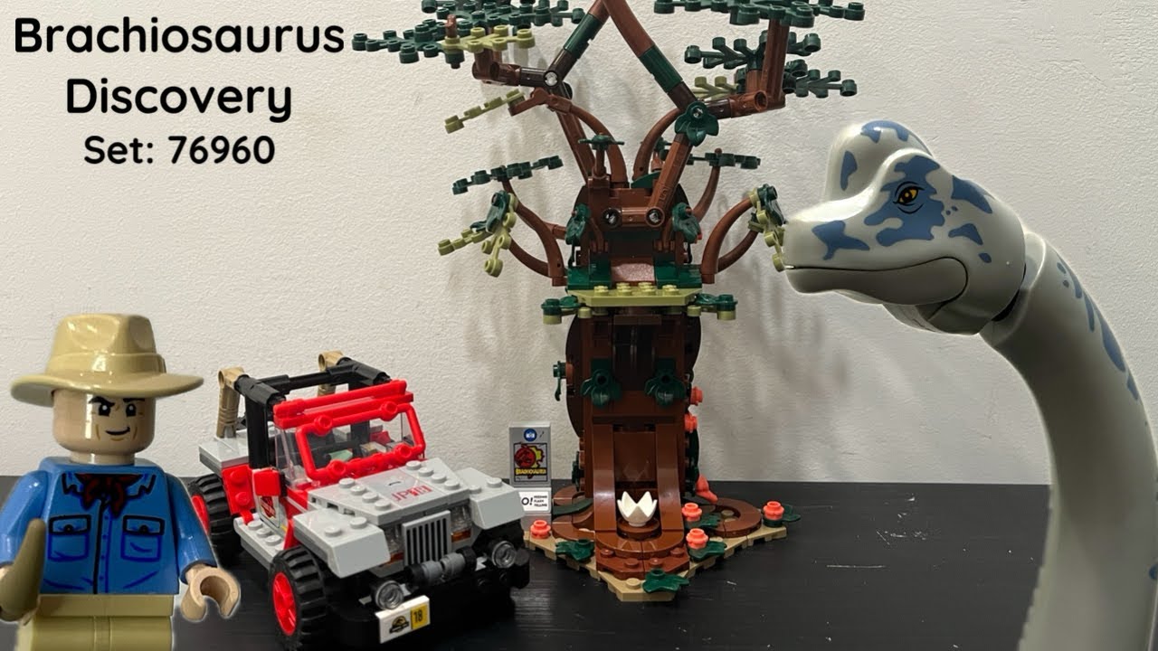 Lego Jurassic Park Brachiosaurus Discovery Review | Set: 76960 - YouTube