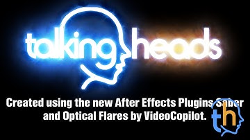 Talking Heads Logo with Saber Plugin