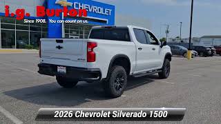 New 2026 Chevrolet Silverado 1500 4WD Crew Cab Short Bed ZR2, Berlin, MD B26-1695