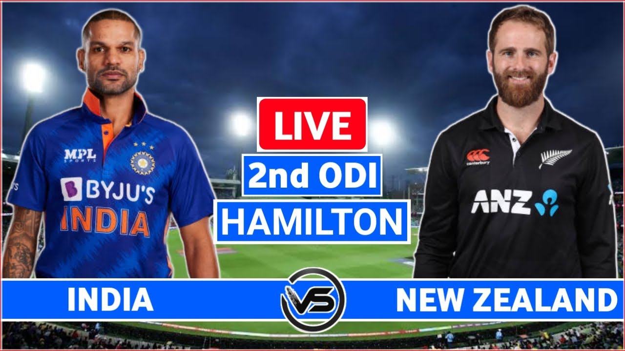 India vs New Zealand 2nd ODI Live Scores IND vs NZ 2nd ODI Live Scores and Commentary