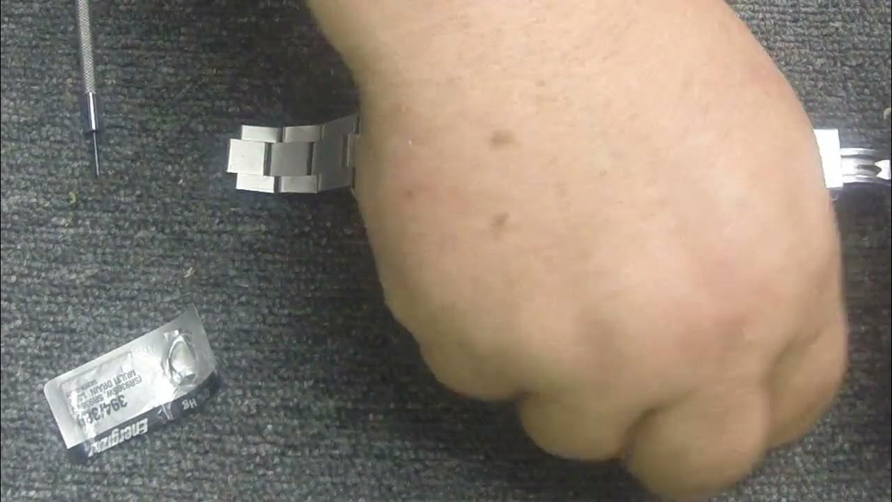 Victorinox Swiss Army Watch How to Replace the Battery Yourself (Screw Open Back) YouTube