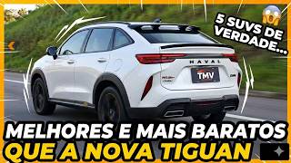 5 SUV´S DE LUXO MELHORES E MAIS BARATOS QUE A NOVA TIGUAN!
