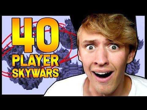 40 PLAYER SKYWARS!! | Minecraft Minigames Livestream - 40 PLAYER SKYWARS!! | Minecraft Minigames Livestream