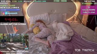 Amouranth Big Fart When She Was Asleep