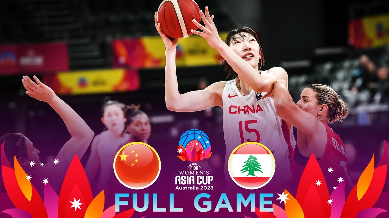 China v Lebanon | Full Basketball Game | FIBA Women's Asia Cup 2023