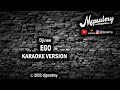 Djinee - Ego | Karaoke Lyrics | djpsalmy