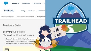 Navigate Setup ~Salesforce Platform Basics ~Salesforce Developer Beginner ~Salesforce ~Trailhead
