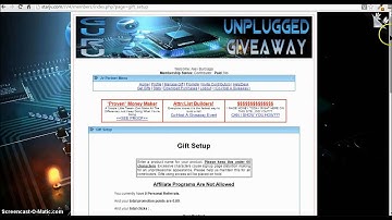 JV Giveaway Sign Up and Add A Gift Tutorial