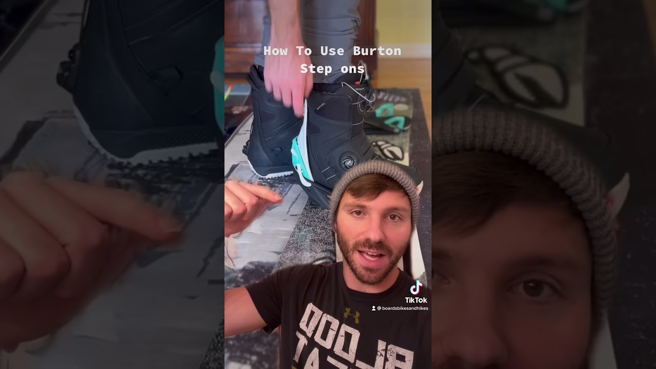 How To Use Burton Step On Snowboard Bindings 