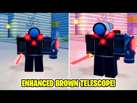 How To Get What Badge Enhanced Brown Telescope In Super Box Siege Defense!