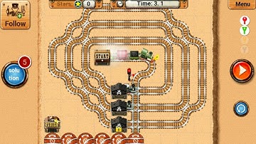 Rail Maze 2 Short Level Gameplay - Train Puzzle Game - Android Gameplay #2281