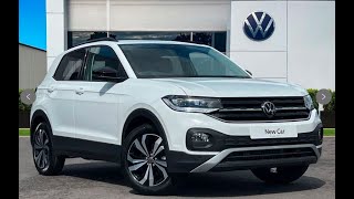 2022 VOLKSWAGEN T-Cross 1.0 TSI Black Edition SUV 5dr Petrol