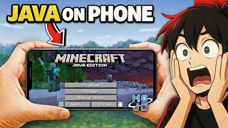 I Played Minecraft Java Edition on Phone (Mojo Launcher)