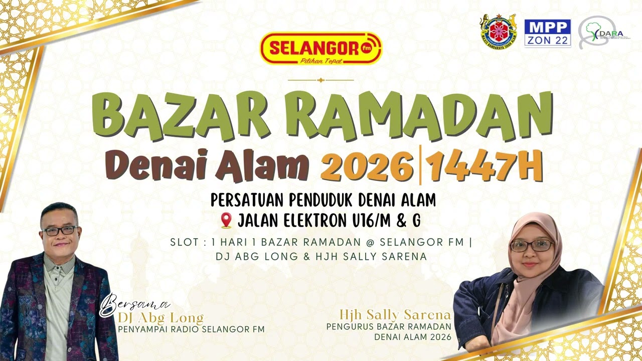 SATU HARI, SATU BAZAR RAMADAN@SELANGORfm 