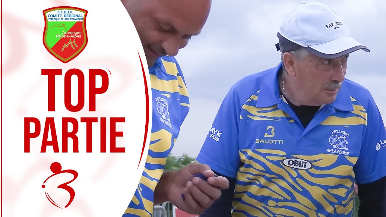 Miniature : TOP Demi-finale Allier (Pailheret) vs Puy-de-Dôme (Fazzino) : Triplette mixte AURA de pétanque 2025