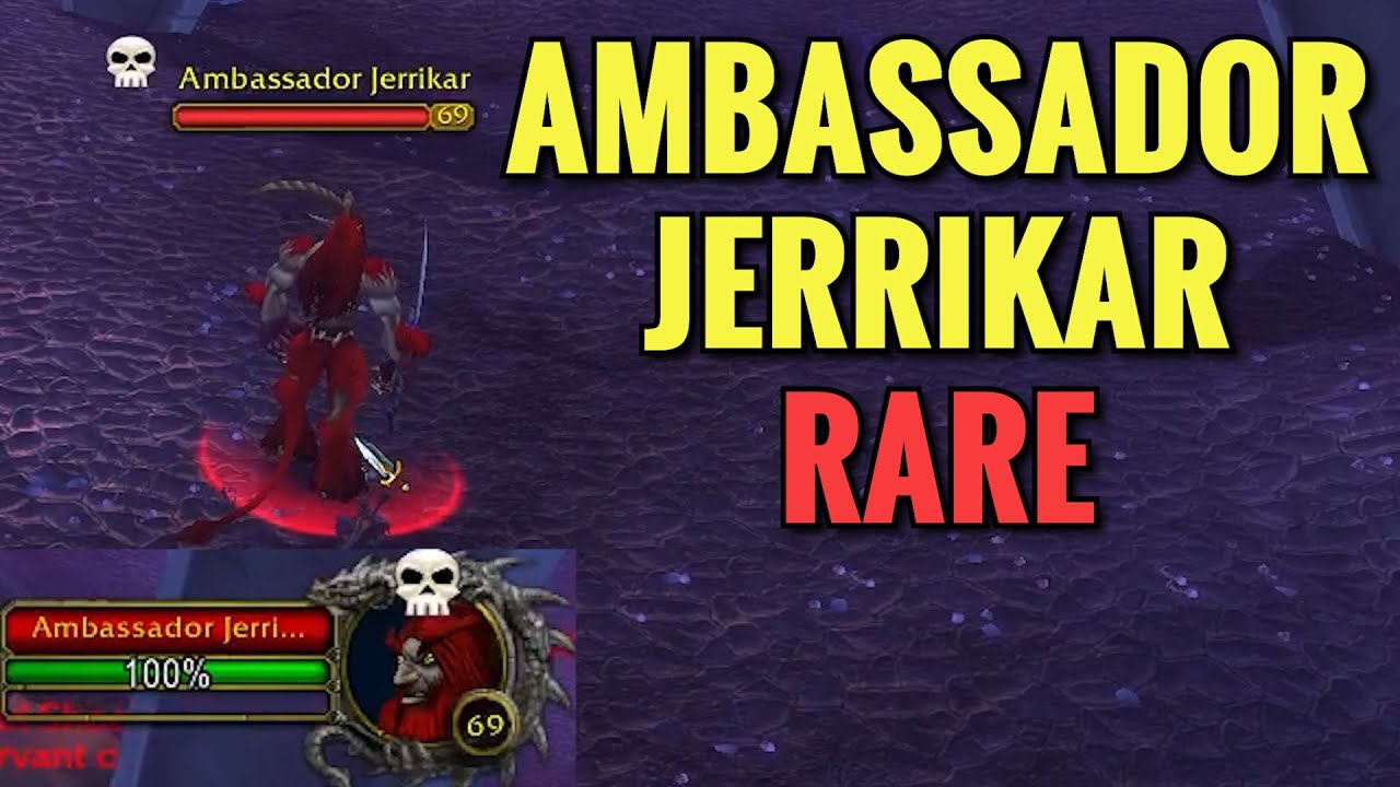 Ambassador Jerrikar Rare Location (WoW TBC)
