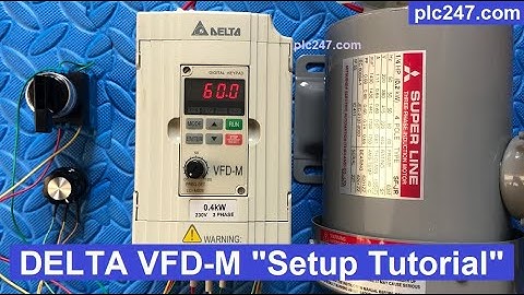 Yaskawa VFD-M "Setup Tutorial"