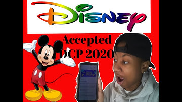 ACCEPTED into the Disney College Program!!! Fall Advantage 2020!!