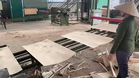 Dây chuyền sản xuất ván bóc tự động SK 1500