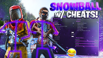 SNOWBALLING in RUST Server with the BEST RUST CHEAT..