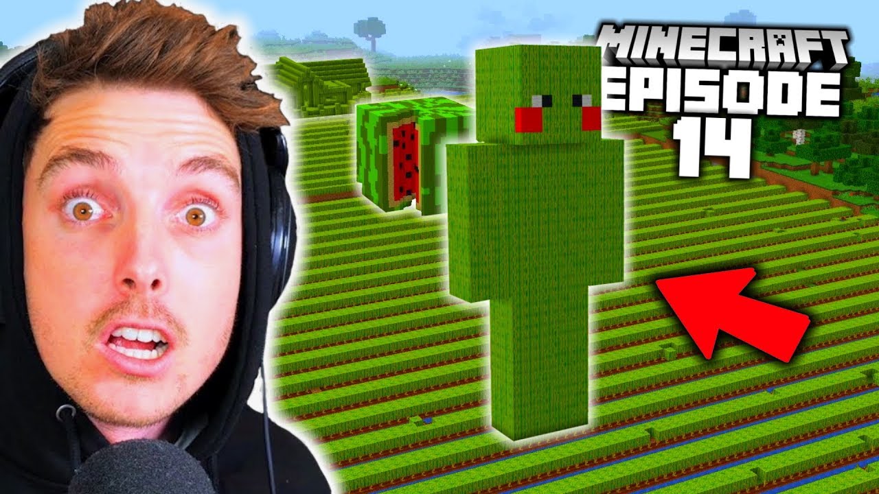 I Built an EVEN BIGGER Melon Farm Than LazarBeam! (Minecraft Let's Play 14) YouTube