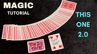 How To Find A Signed Card Using “This One” Method - This One 2.0 - Easy Magic Card Trick Tutorial