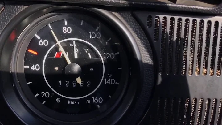 Volkswagen Beetle 1600 acceleration 0-100kmh