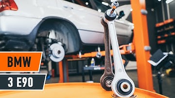 How to replace suspension front lower arm BMW 3 E90 TUTORIAL | AUTODOC