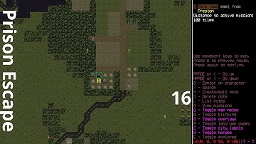 Prison Escape Scenario, Cataclysm DDA, Episode 16