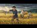 Slow Living Animation 🌧️ A Peaceful Rainy Day In Japanese Countryside | Cozy Ghibli Family Life
