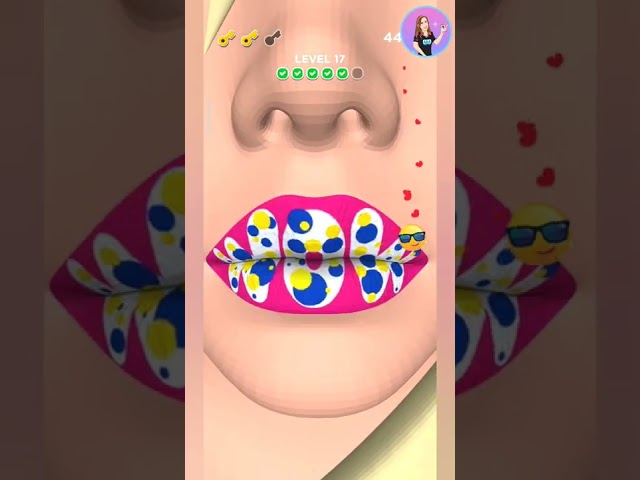 Lip Art 3D - Game - 5 Looks In 15 Seconds 2 - Game Play