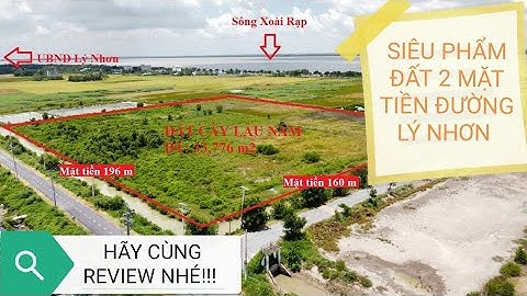 BÁN ĐẤT 2 MẶT TIỀN ĐƯỜNG LÝ NHƠN - CẦN GIỜ - TP HCM | LH 0938236861 để tư vấn
