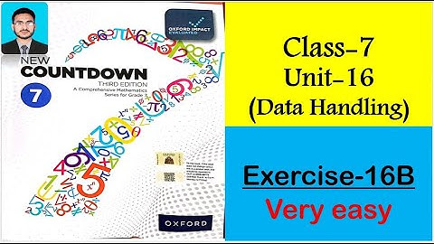 Class 7 Math Exercise 16B complete solution || New countdown third edition class 7 exercise 16B